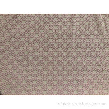 Polyester Spandex Mesh with Flocking